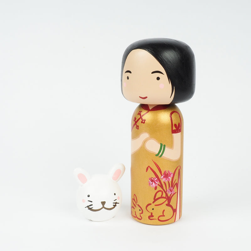 This Lunar New Year is the Year of the Rabbit. Introducing our new Year of the Rabbit Kokeshi dolls, Peg Dolls! Give something unique this new year. Do you know anyone who was born in 1939, 1951, 1963, 1975, 1987, 1999, 2011, 2023? They are hand-painted with love.