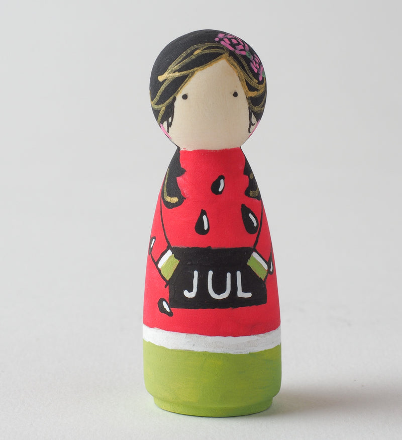 Birthday Peg Dolls.  Give something unique and personalized for birthday girl or boy. Custom peg dolls of your family, friends, or colleagues! They are hand-painted that show the uniqueness of each individual with their birthday months. This will definitely touch the heart and bring smiles.