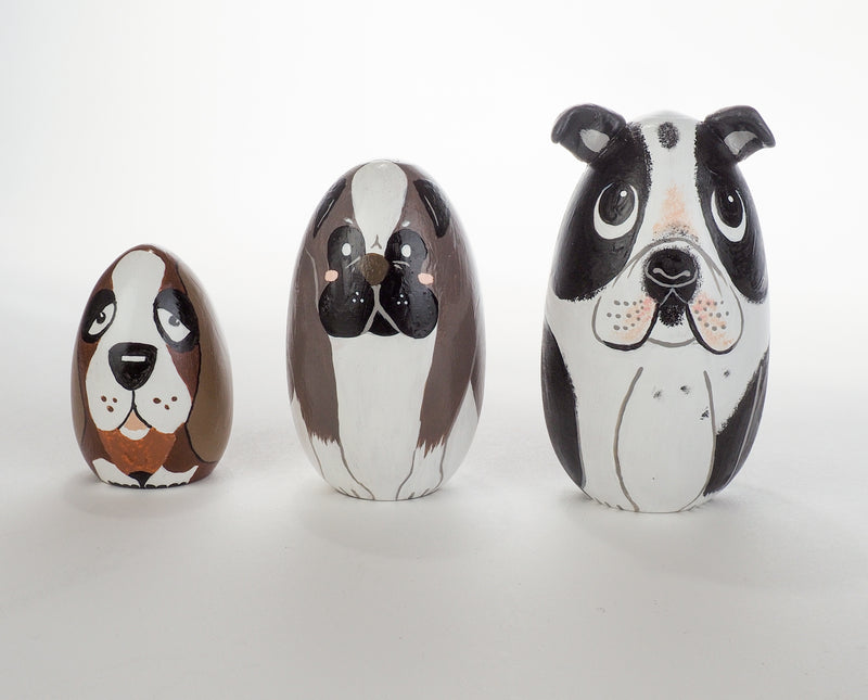 Dog Peg Dolls – Unique pet portrait for pet owners