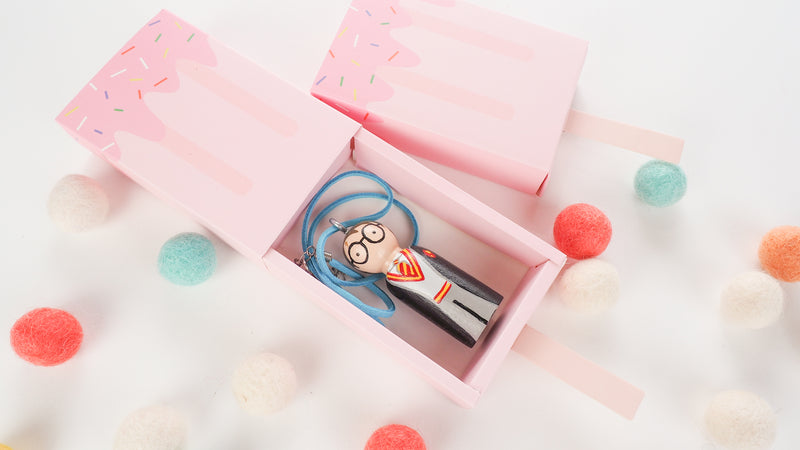 Personalized Peg Doll Necklace and Ornament - Astronaut