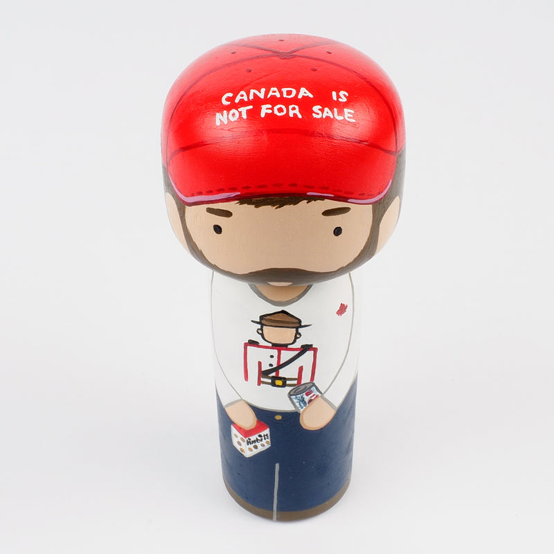 Canada is not for sale - Proud Canadian Kokeshi