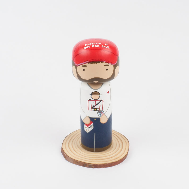 Canada is not for sale - Proud Canadian Kokeshi