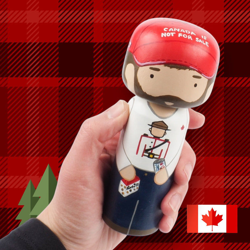 Canada is not for sale - Proud Canadian Kokeshi