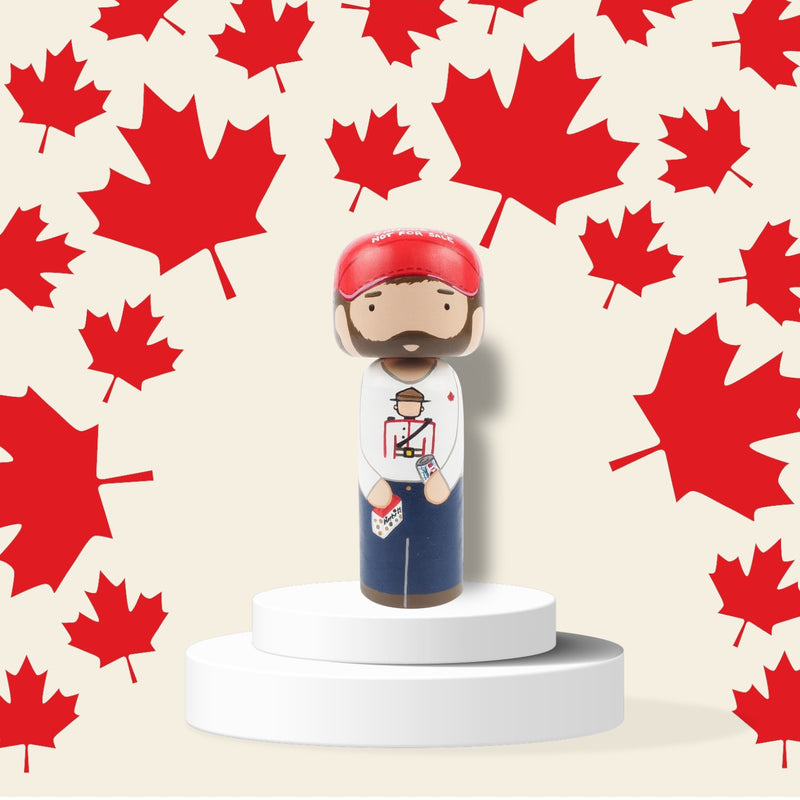 Canada is not for sale - Proud Canadian Kokeshi