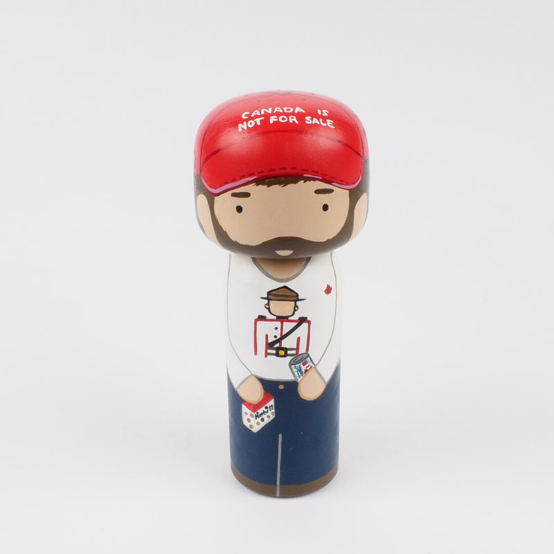 Canada is not for sale - Proud Canadian Kokeshi