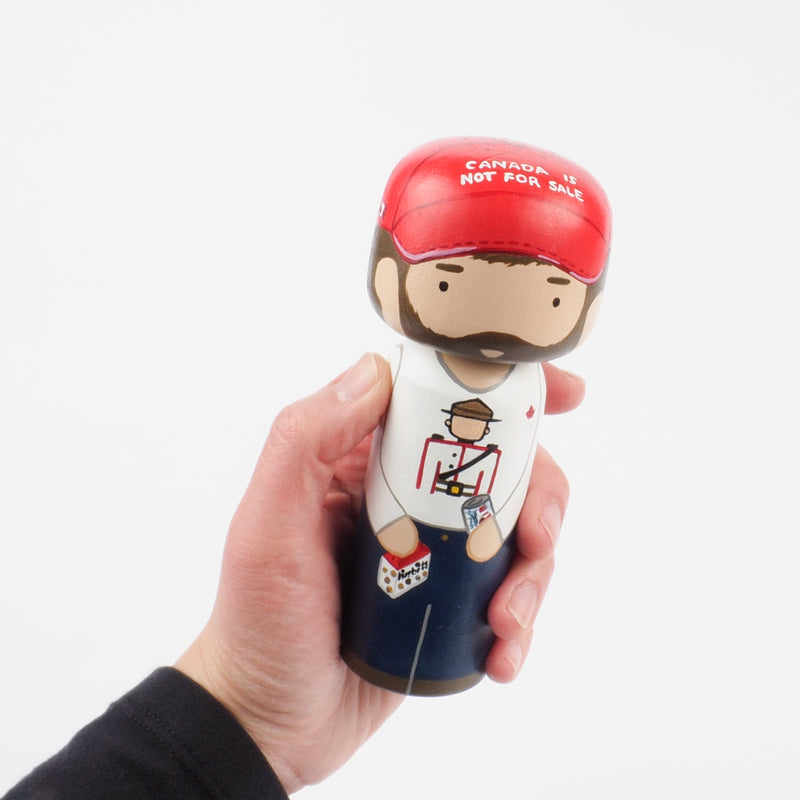 Canada is not for sale - Proud Canadian Kokeshi