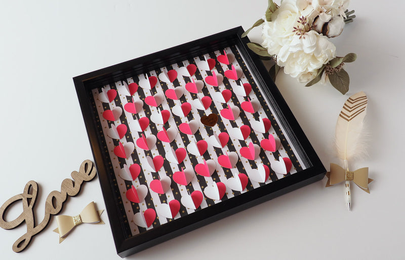 3D Bridal Shower guestbook and decor