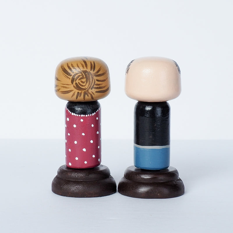 American Gothic Mini Kokeshi - Grant Wood (Limited Edition)