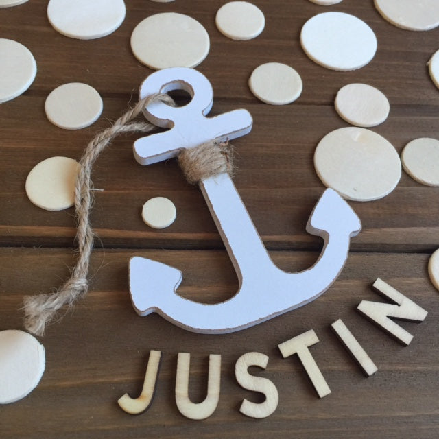 Wooden Nautical Guest book Alternative and Kid's Decor