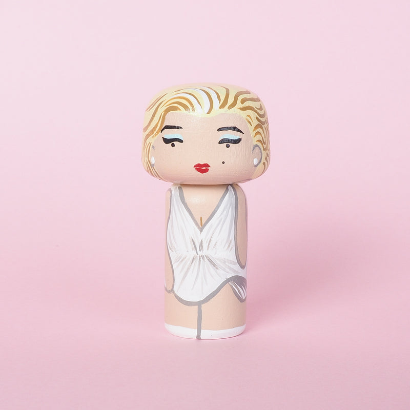 Andy Warhol -Shot Marilyns Mini Kokeshi (Limited Edition)