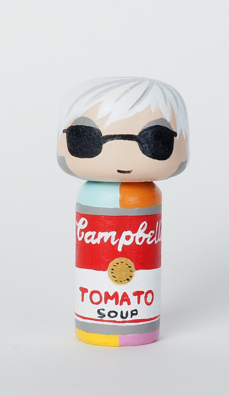 Andy Warhol -Campbell Soup Mini Kokeshi (Limited Edition)