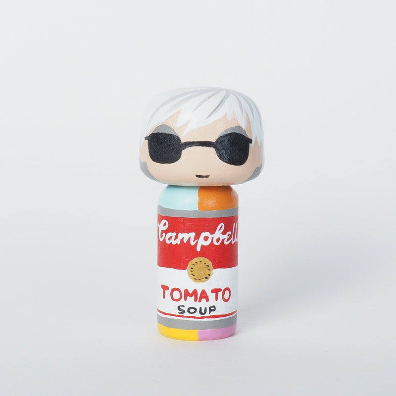 Andy Warhol -Campbell Soup Mini Kokeshi (Limited Edition)