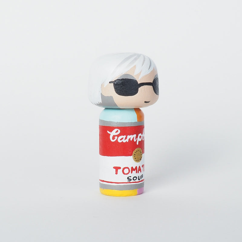 Andy Warhol -Campbell Soup Mini Kokeshi (Limited Edition)