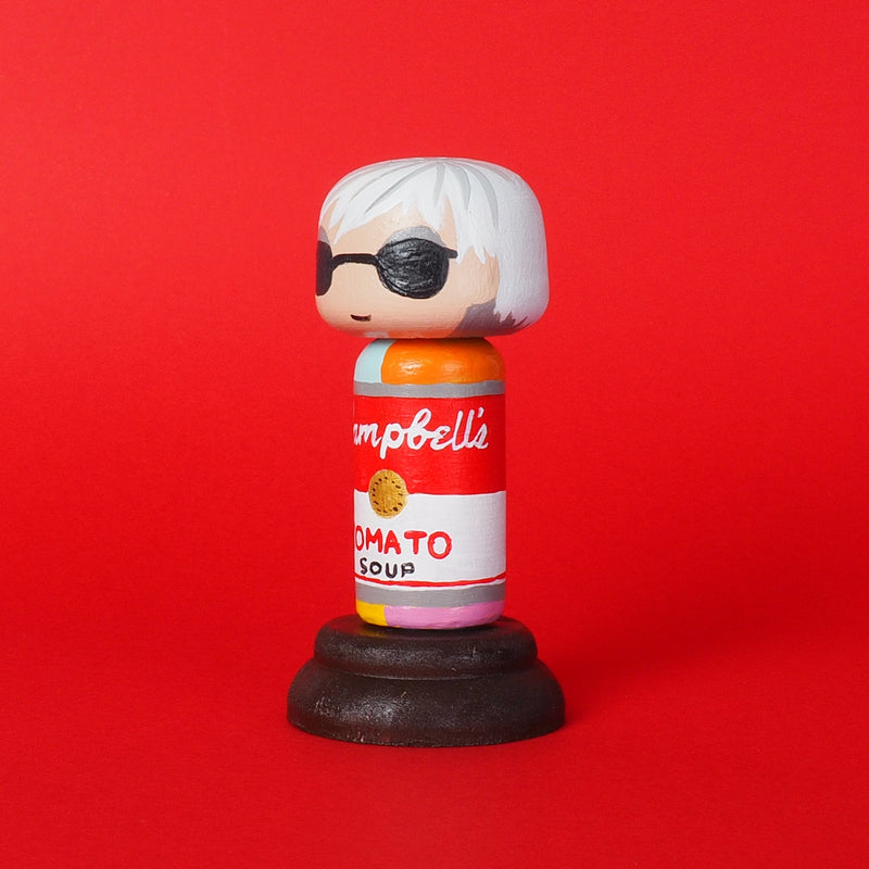 Andy Warhol -Campbell Soup Mini Kokeshi (Limited Edition)