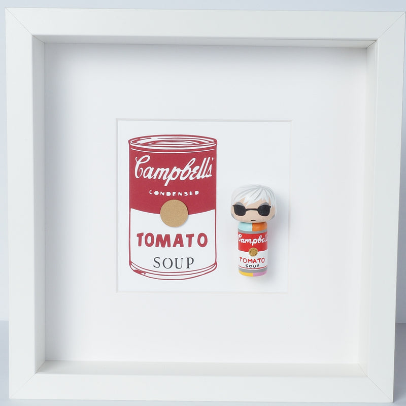 Andy Warhol -Campbell Soup Mini Kokeshi (Limited Edition)