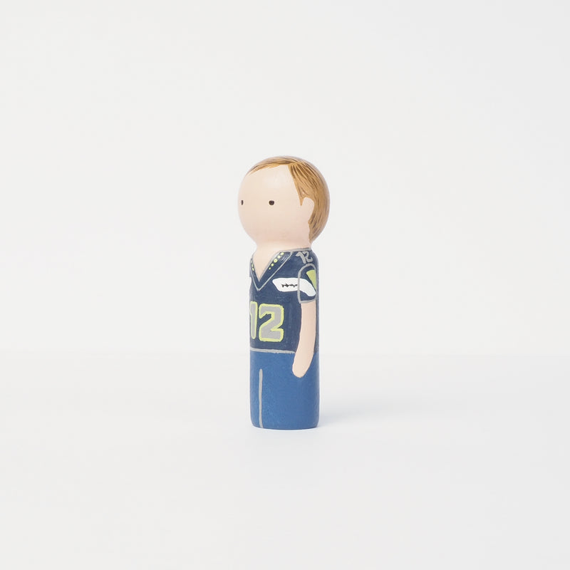 Give something unique and personalized. Custom peg dolls of your family! They are hand-painted that show the uniqueness of each individual in your family. A 9"x9" white shadow frame is included with the city landscape of your hometown! This will definitely touch the heart and bring smiles, may be even happy tears of your loved ones.  These are great for parents, grandparent’s gifts, birthdays, anniversary gifts, couples’ gifts, or any other occasions.