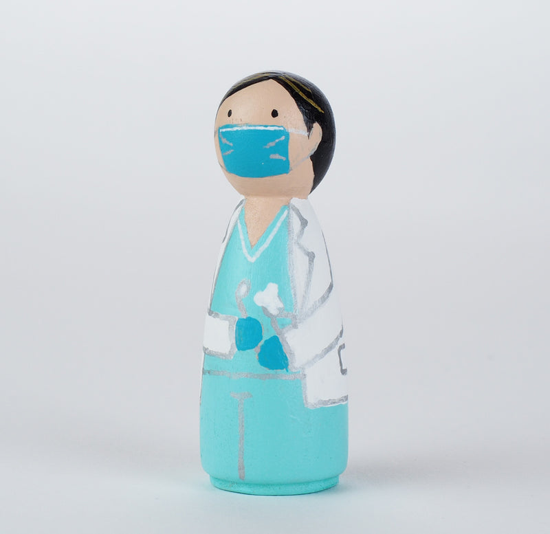 Occupational gift - Dentist Peg Dolls