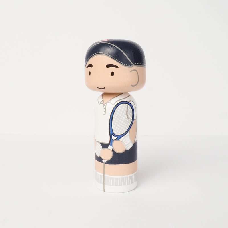 Family and Friends Portrait on Kokeshi and Peg Dolls