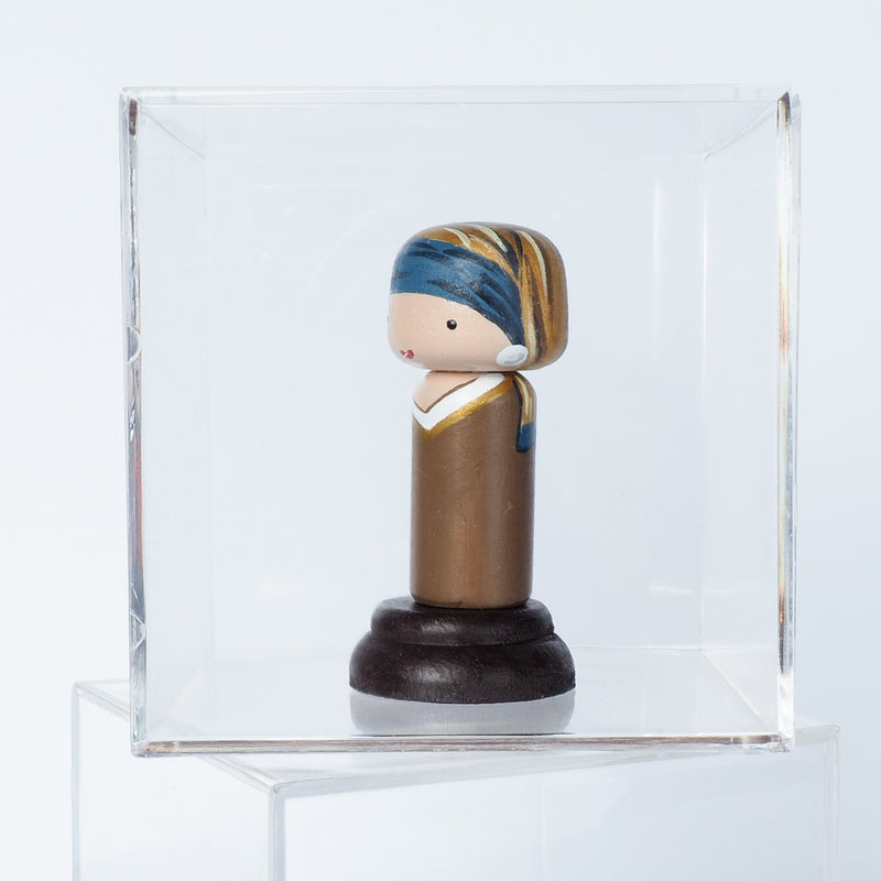 Girl with a Pearl Earring - Mini Kokeshi - Johannes Vermeer (Limited Edition)