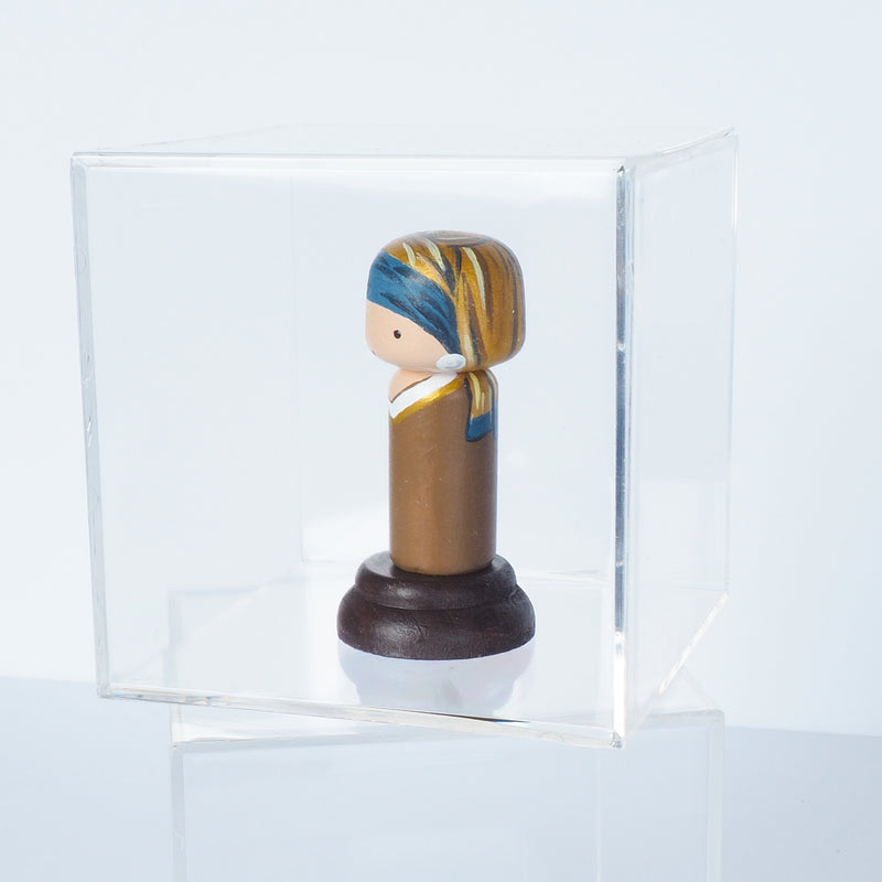 Girl with a Pearl Earring - Mini Kokeshi - Johannes Vermeer (Limited Edition)