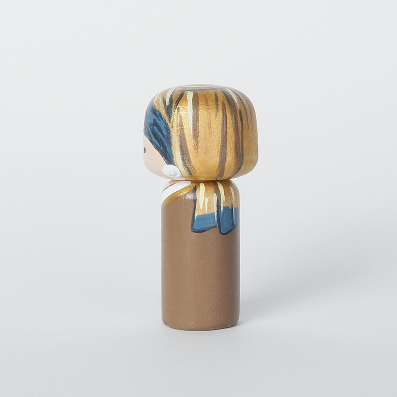 Girl with a Pearl Earring - Mini Kokeshi - Johannes Vermeer (Limited Edition)