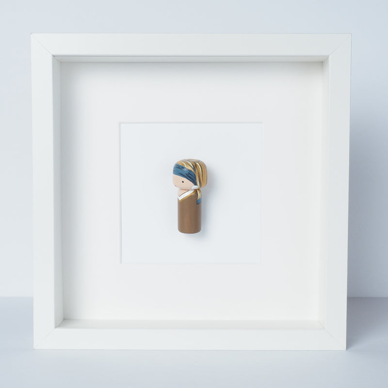 Girl with a Pearl Earring - Mini Kokeshi - Johannes Vermeer (Limited Edition)