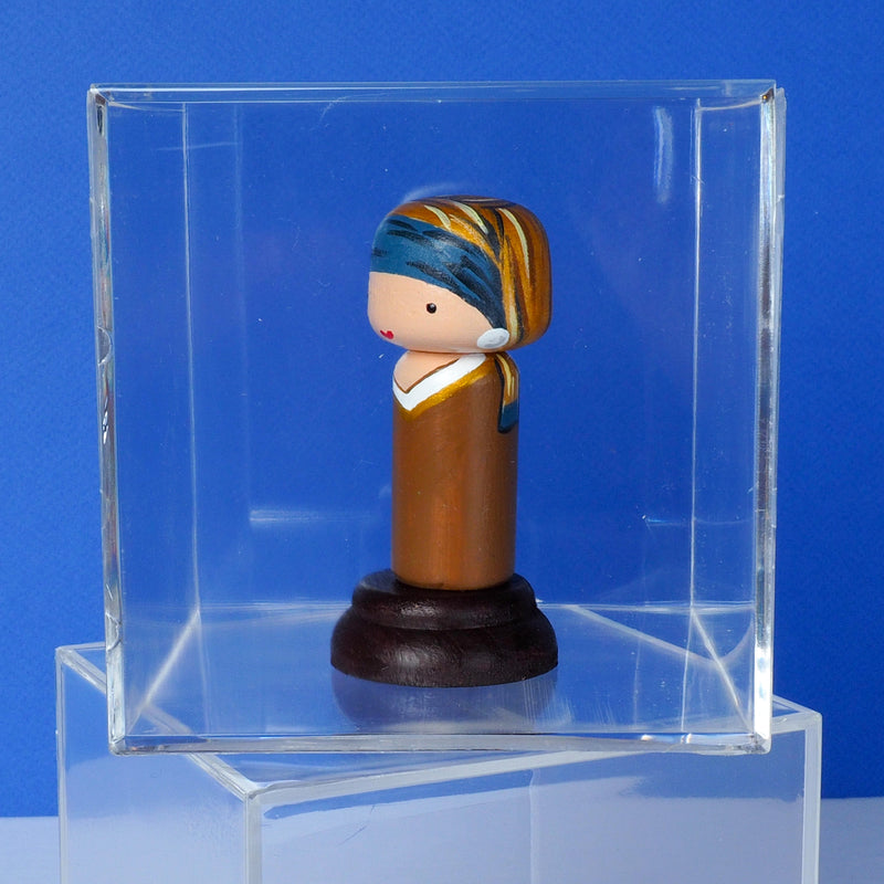Girl with a Pearl Earring - Mini Kokeshi - Johannes Vermeer (Limited Edition)