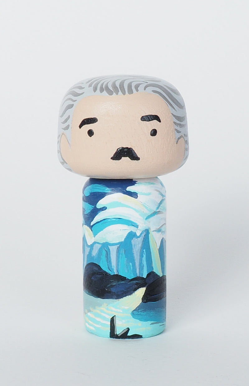 Group of 7 - Lawren Harris Mini Kokeshi - Lake and Mountains (Limited Edition)