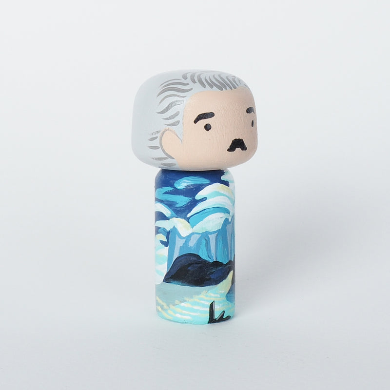 Group of 7 - Lawren Harris Mini Kokeshi - Lake and Mountains (Limited Edition)