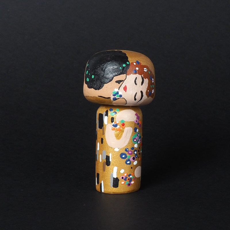Klimt Mini Kokeshi - The Kiss (Limited Edition)