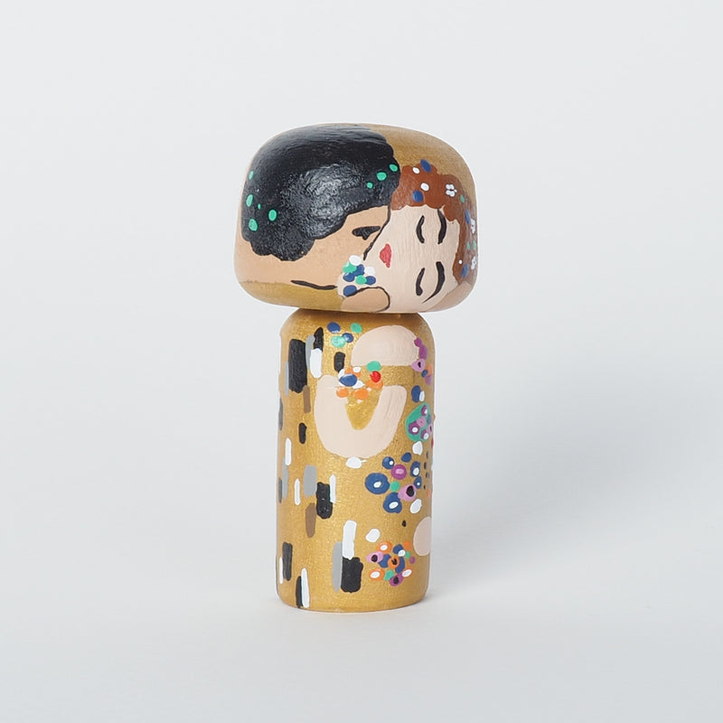 Klimt Mini Kokeshi - The Kiss (Limited Edition)