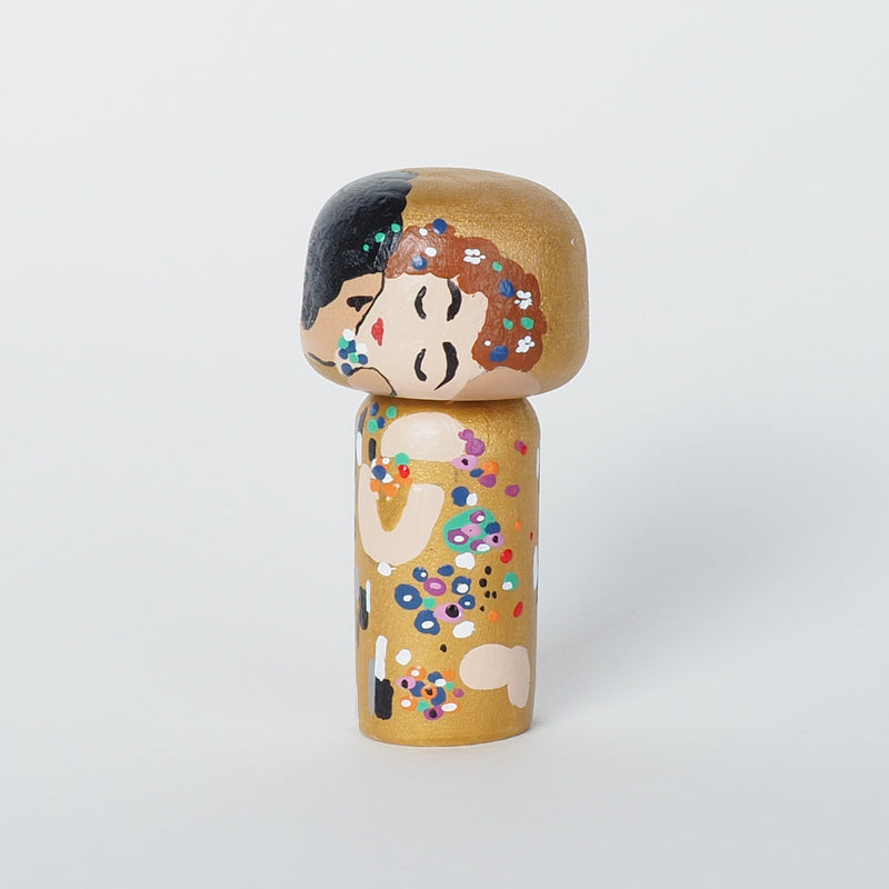 Klimt Mini Kokeshi - The Kiss (Limited Edition)