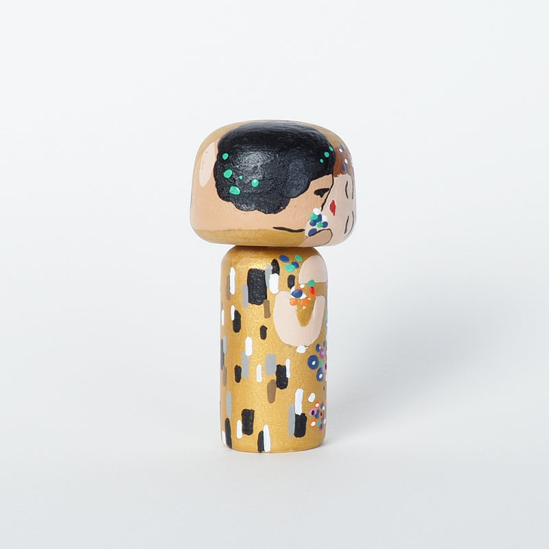 Klimt Mini Kokeshi - The Kiss (Limited Edition)