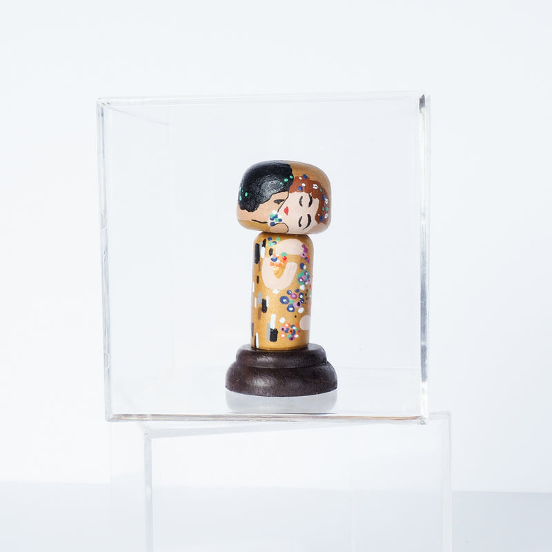 Klimt Mini Kokeshi - The Kiss (Limited Edition)
