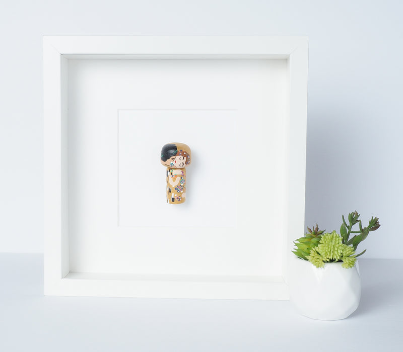 Klimt Mini Kokeshi - The Kiss (Limited Edition)