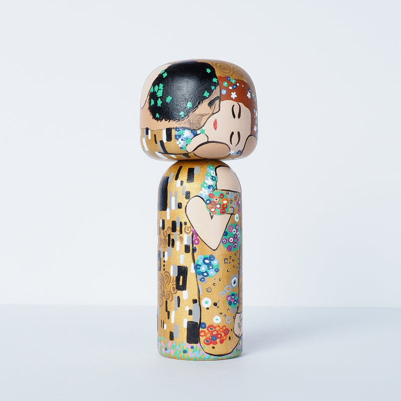 Klimt Large Kokeshi - The Kiss (Limited Edition)