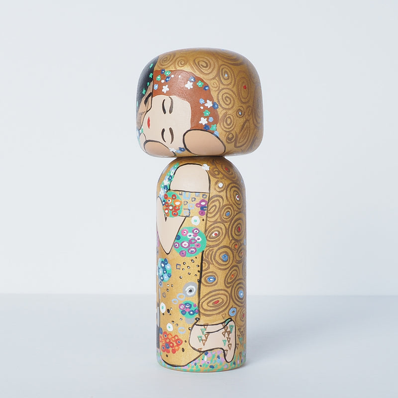 Klimt Large Kokeshi - The Kiss (Limited Edition)