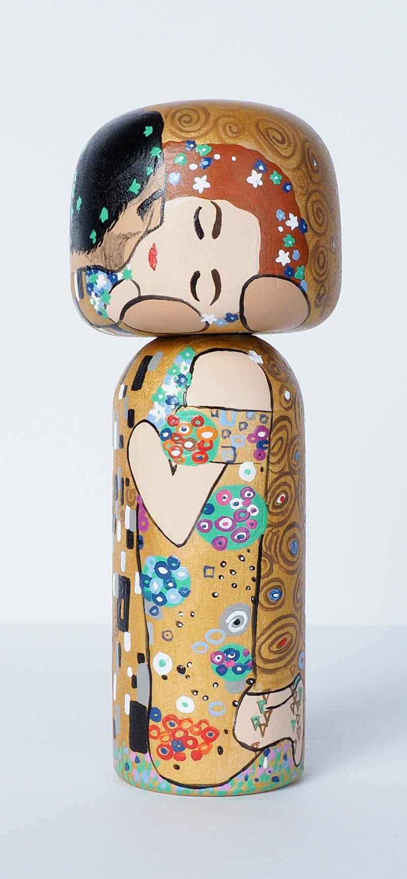 Klimt Large Kokeshi - The Kiss (Limited Edition)