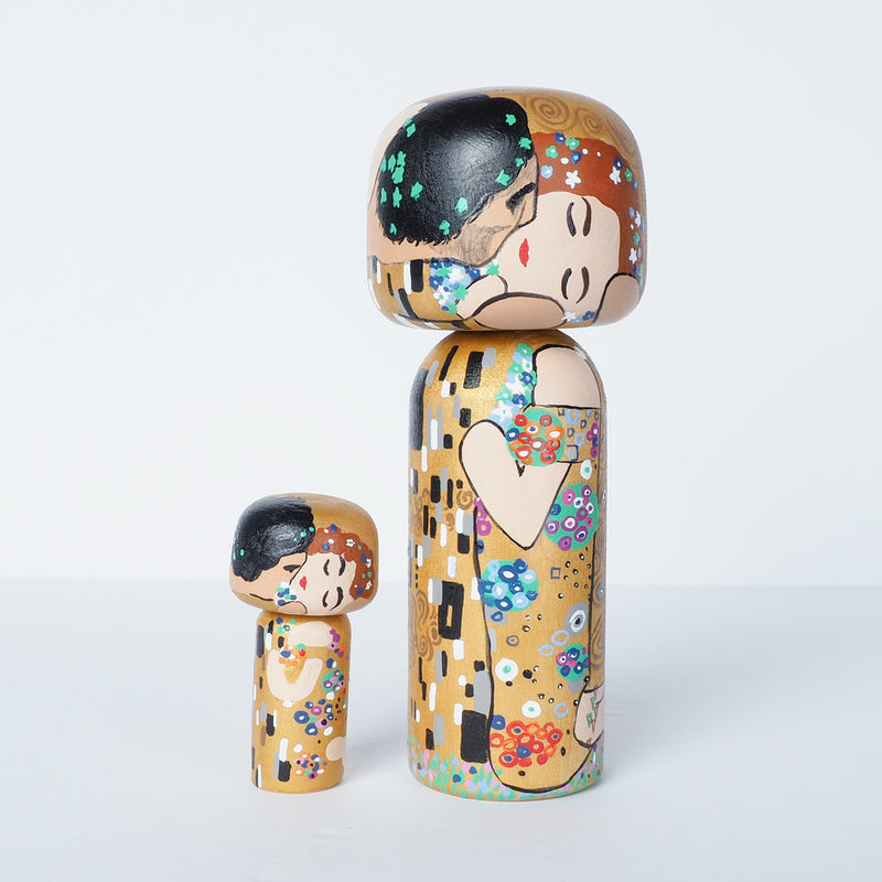 Klimt Large Kokeshi - The Kiss (Limited Edition)v