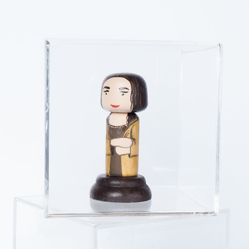 Mona Lisa Mini Kokeshi - Leonardo Da Vinci (Limited Edition)