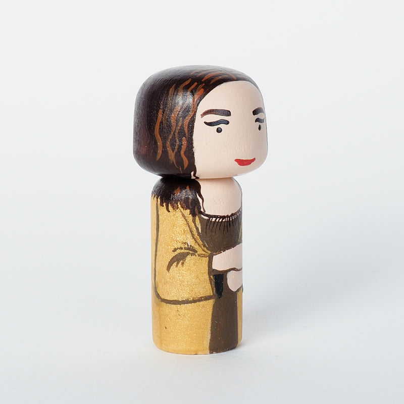Mona Lisa Mini Kokeshi - Leonardo Da Vinci (Limited Edition)
