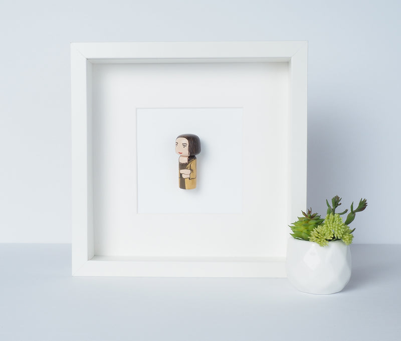 Mona Lisa Mini Kokeshi - Leonardo Da Vinci (Limited Edition)