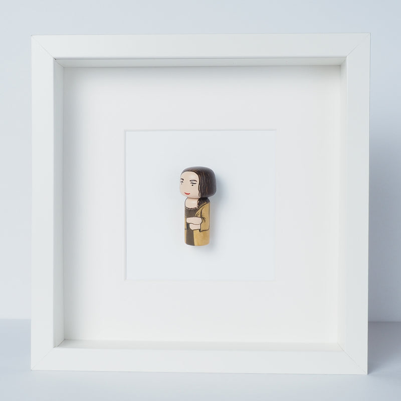 Mona Lisa Mini Kokeshi - Leonardo Da Vinci (Limited Edition)