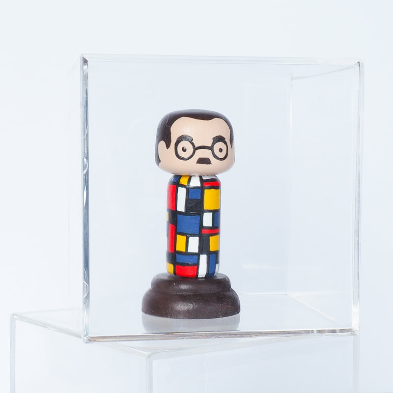 Piet Mondrian - Mini Kokeshi (Limited Edition)