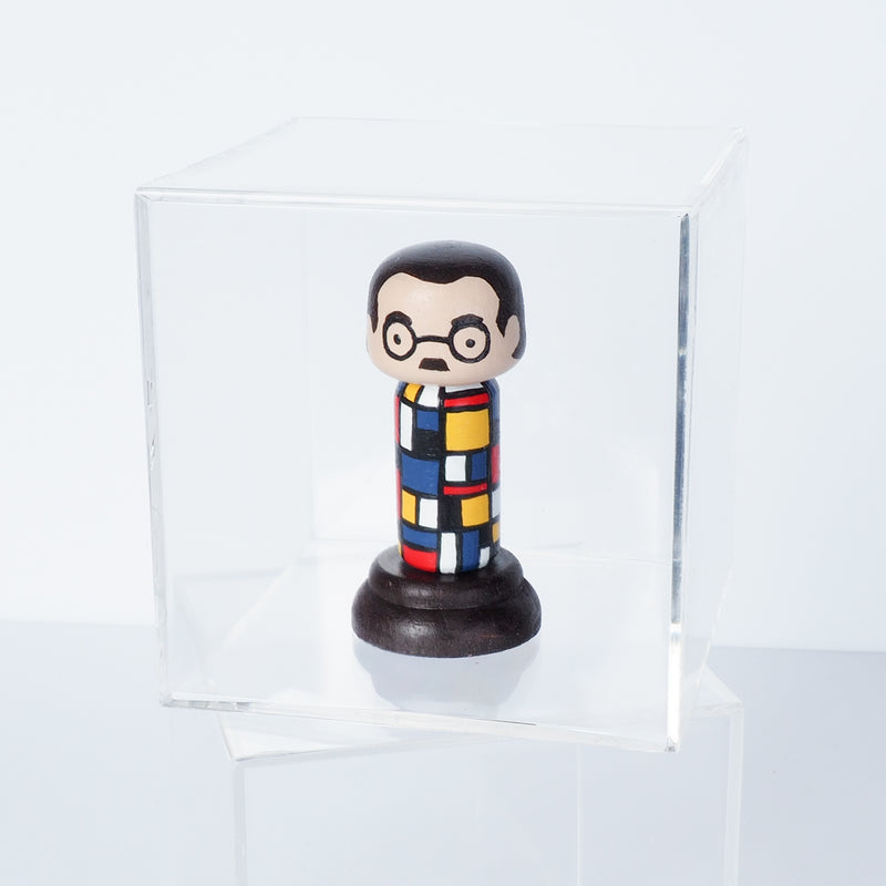 Piet Mondrian - Mini Kokeshi (Limited Edition)