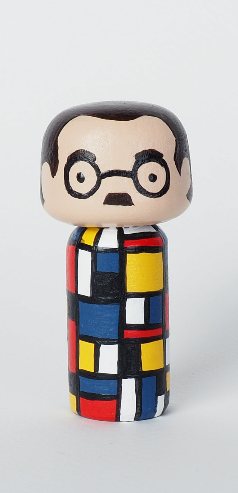 Piet Mondrian - Mini Kokeshi (Limited Edition)