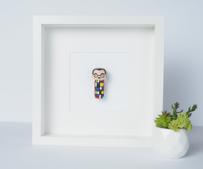 Piet Mondrian - Mini Kokeshi (Limited Edition)
