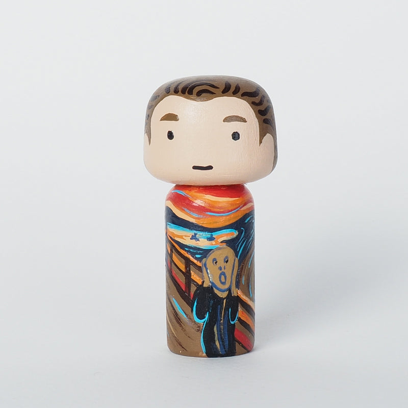 Edvard Munch - The Scream Mini Kokeshi (Limited Edition)