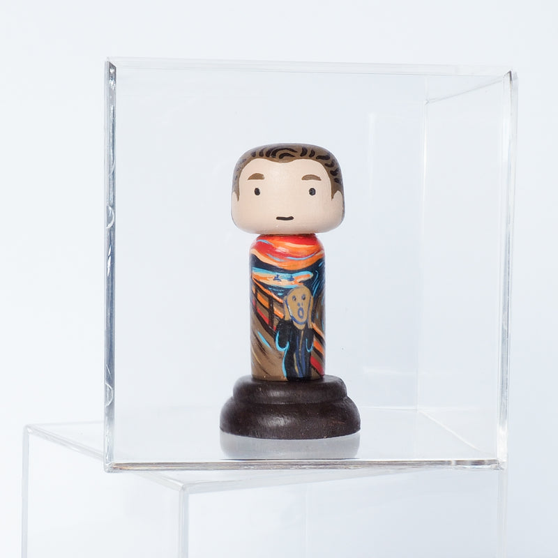 Edvard Munch - The Scream Mini Kokeshi (Limited Edition)