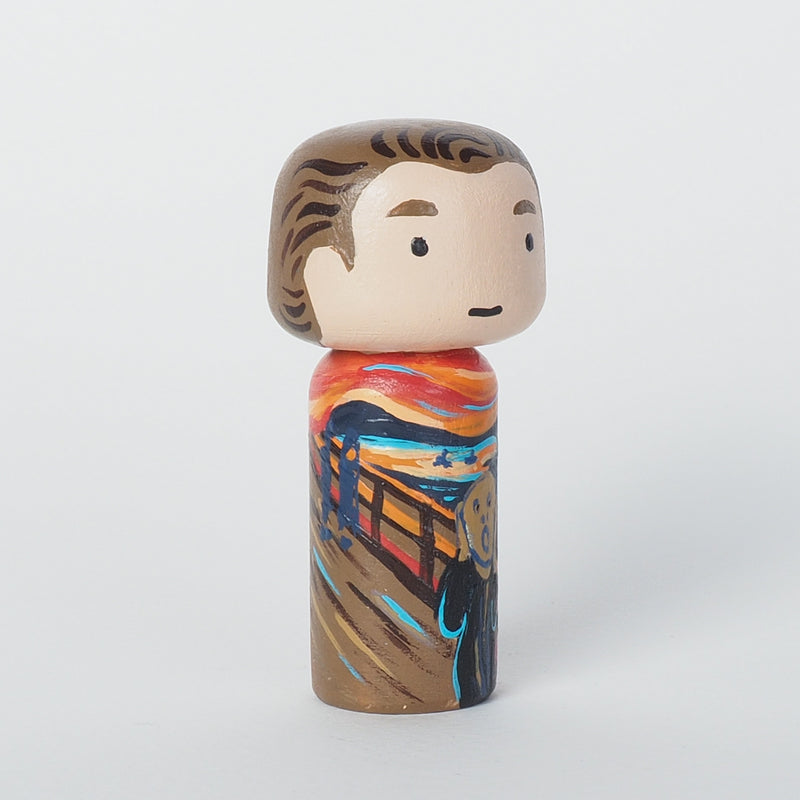 Edvard Munch - The Scream Mini Kokeshi (Limited Edition)